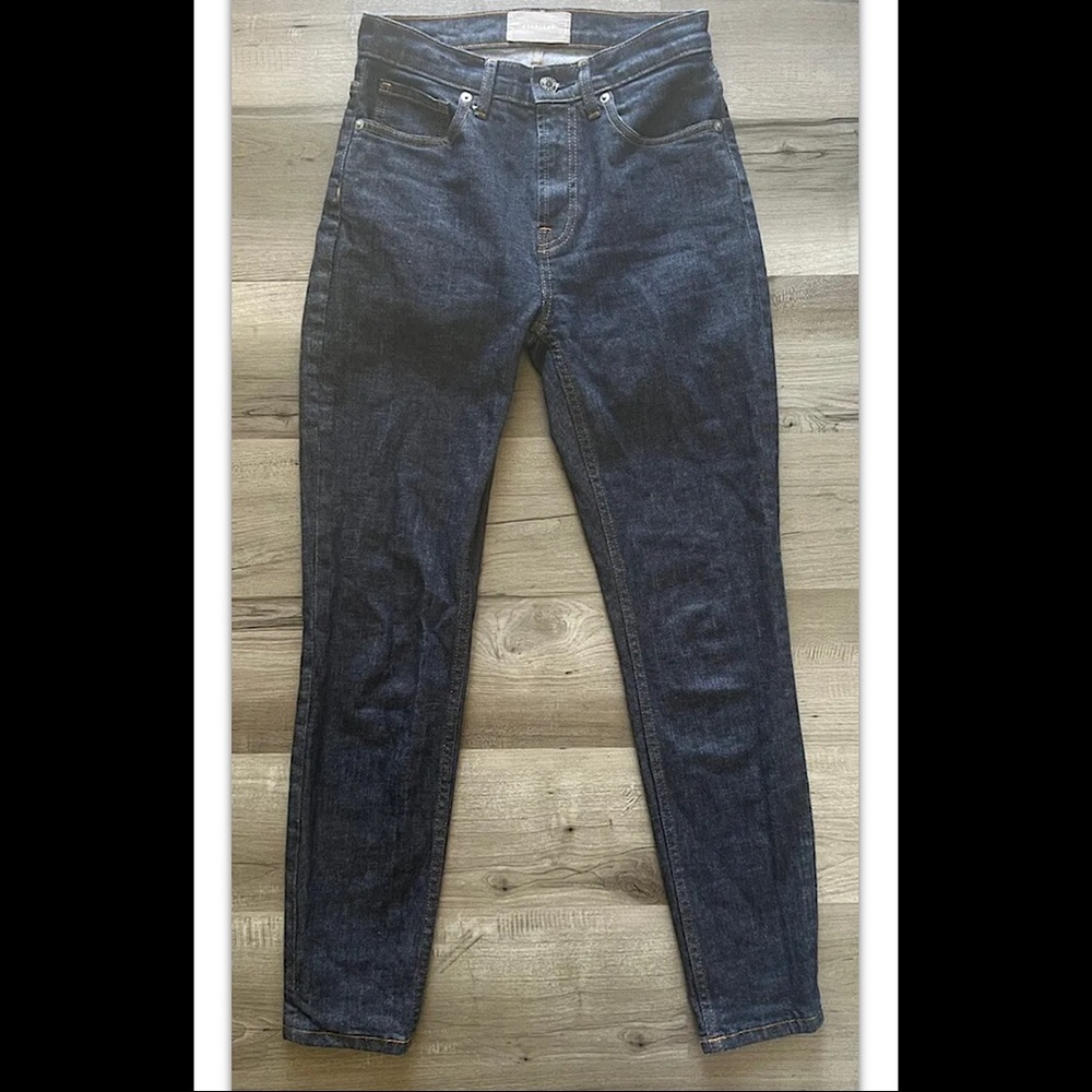 Everlane High Rise Skinny Blue Jean Size 26
